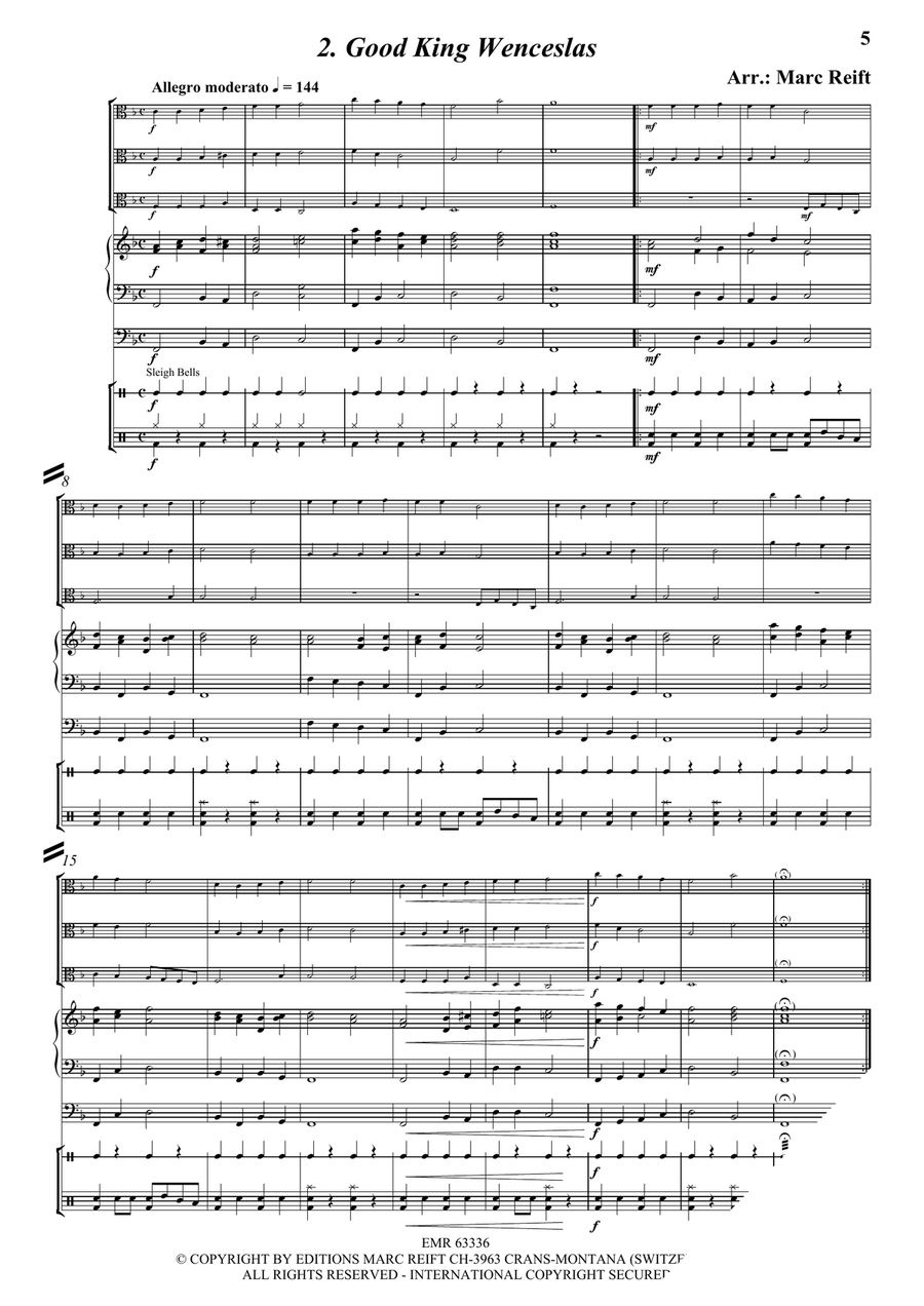 35 Easy Christmas Trios 35 Easy Christmas Trios Viola scores gallery preview page 4