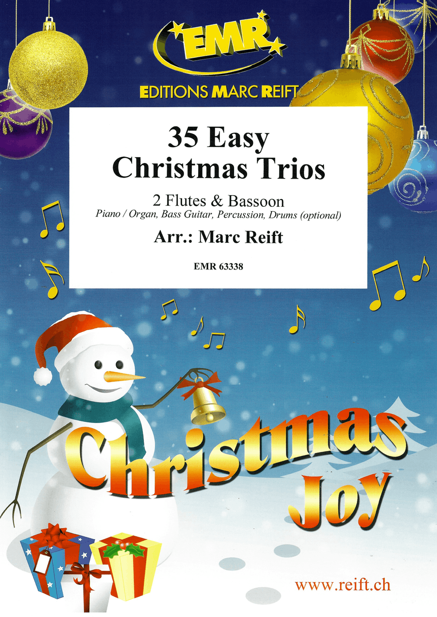 35 Easy Christmas Trios 35 Easy Christmas Trios Flute scores gallery preview page 1