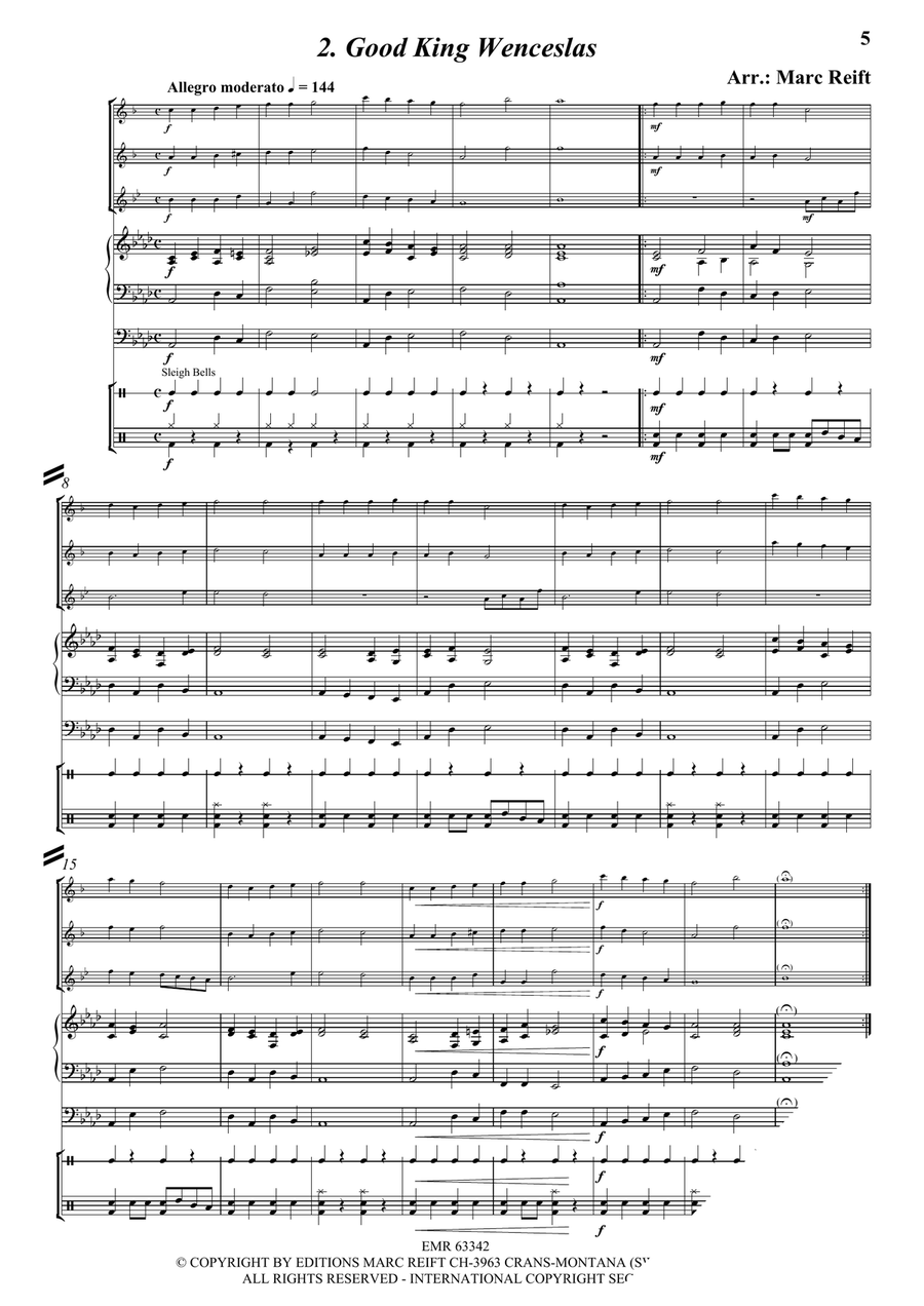 35 Easy Christmas Trios 35 Easy Christmas Trios Tenor Saxophone scores gallery preview page 4