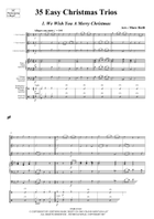 35 Easy Christmas Trios Tenor Saxophone scores gallery preview page 3