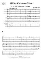 35 Easy Christmas Trios Tenor Saxophone scores gallery preview page 3