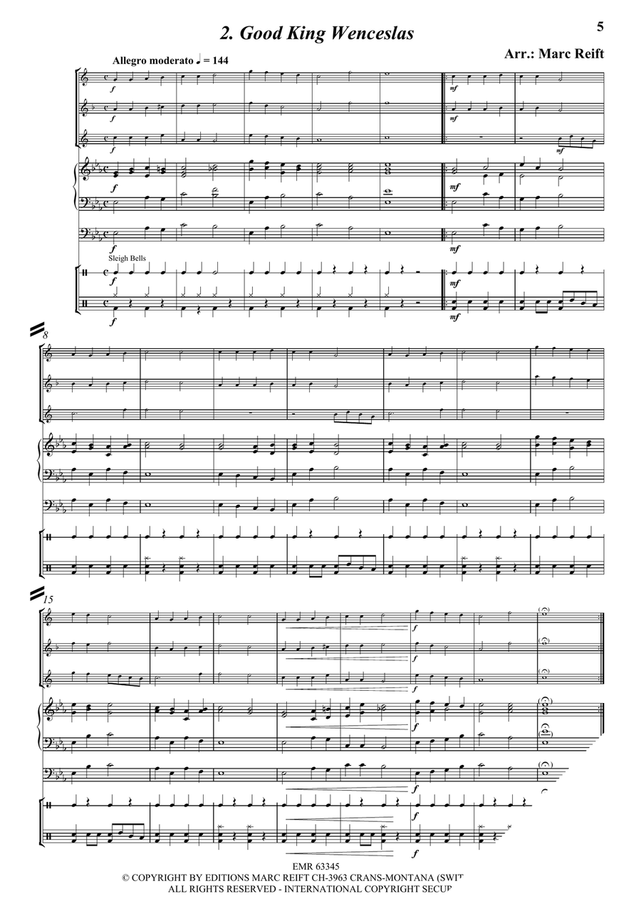 35 Easy Christmas Trios 35 Easy Christmas Trios Tenor Saxophone scores gallery preview page 4