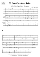 35 Easy Christmas Trios Cornet scores gallery preview page 3