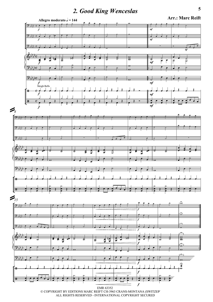 35 Easy Christmas Trios Trombone - Sheet Music page 4