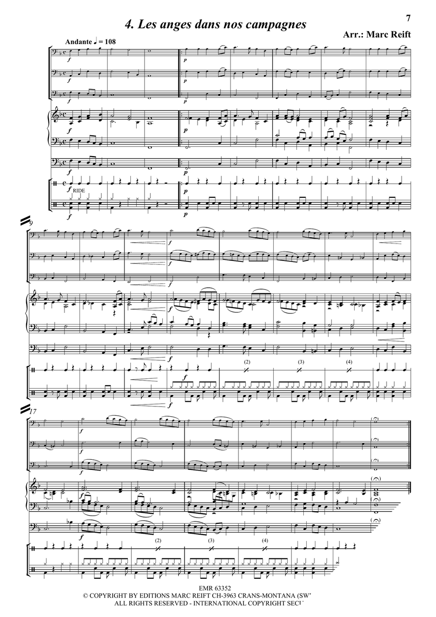 35 Easy Christmas Trios Trombone - Sheet Music page 6