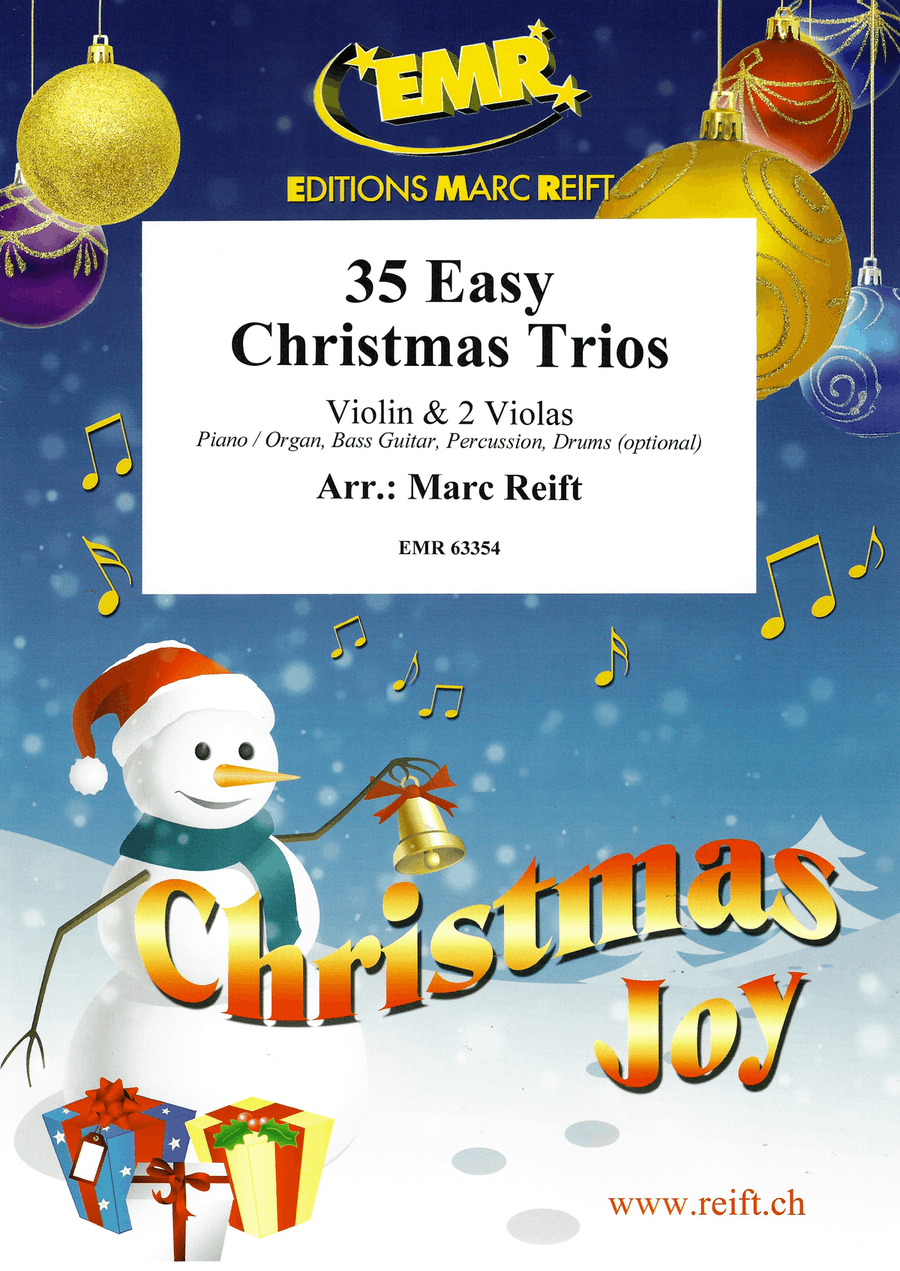 35 Easy Christmas Trios 35 Easy Christmas Trios Viola scores gallery preview page 1