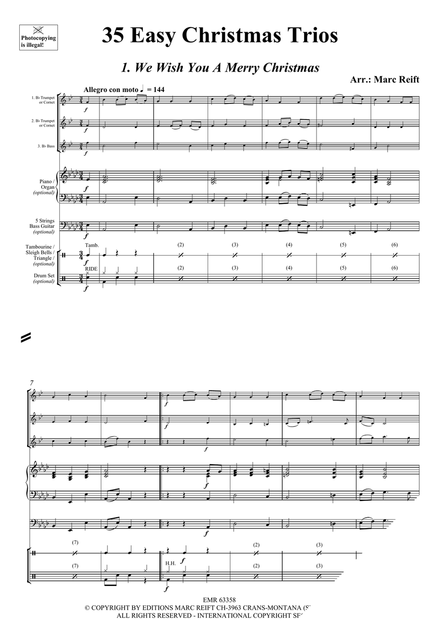 35 Easy Christmas Trios 35 Easy Christmas Trios Cornet scores gallery preview page 3