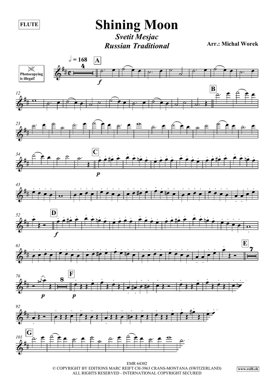 Shining Moon Shining Moon Flute Solo scores gallery preview page 3