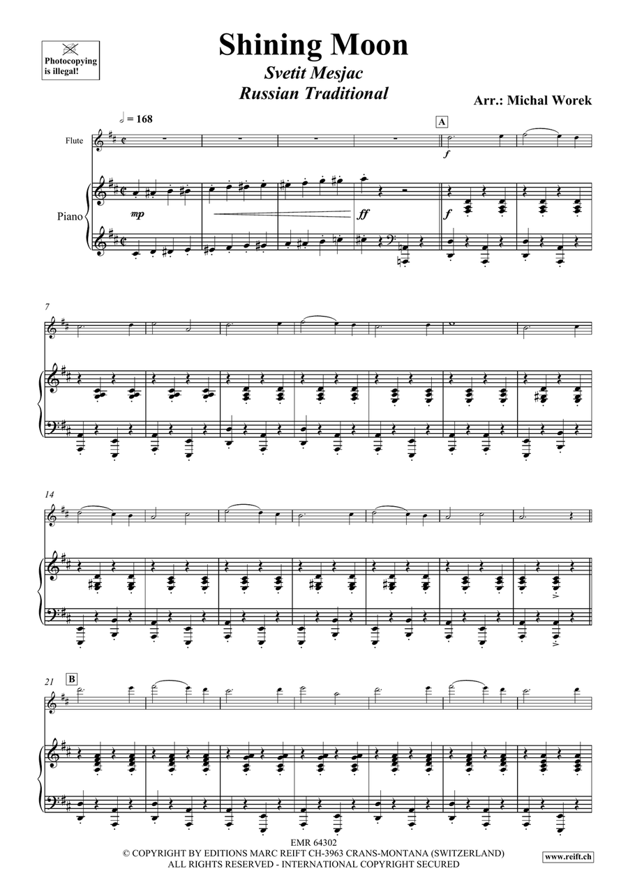 Shining Moon Shining Moon Flute Solo scores gallery preview page 4