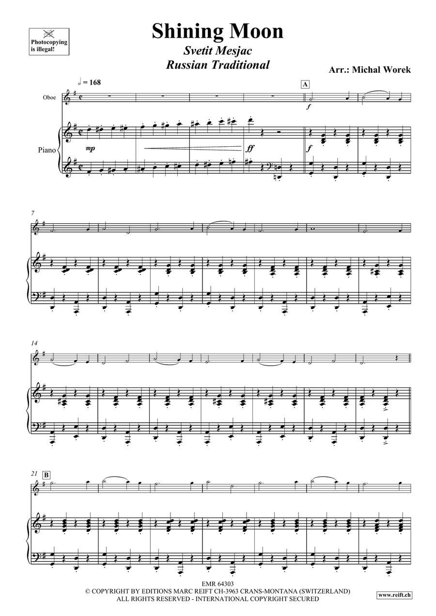 Shining Moon Shining Moon Piano Accompaniment scores gallery preview page 4