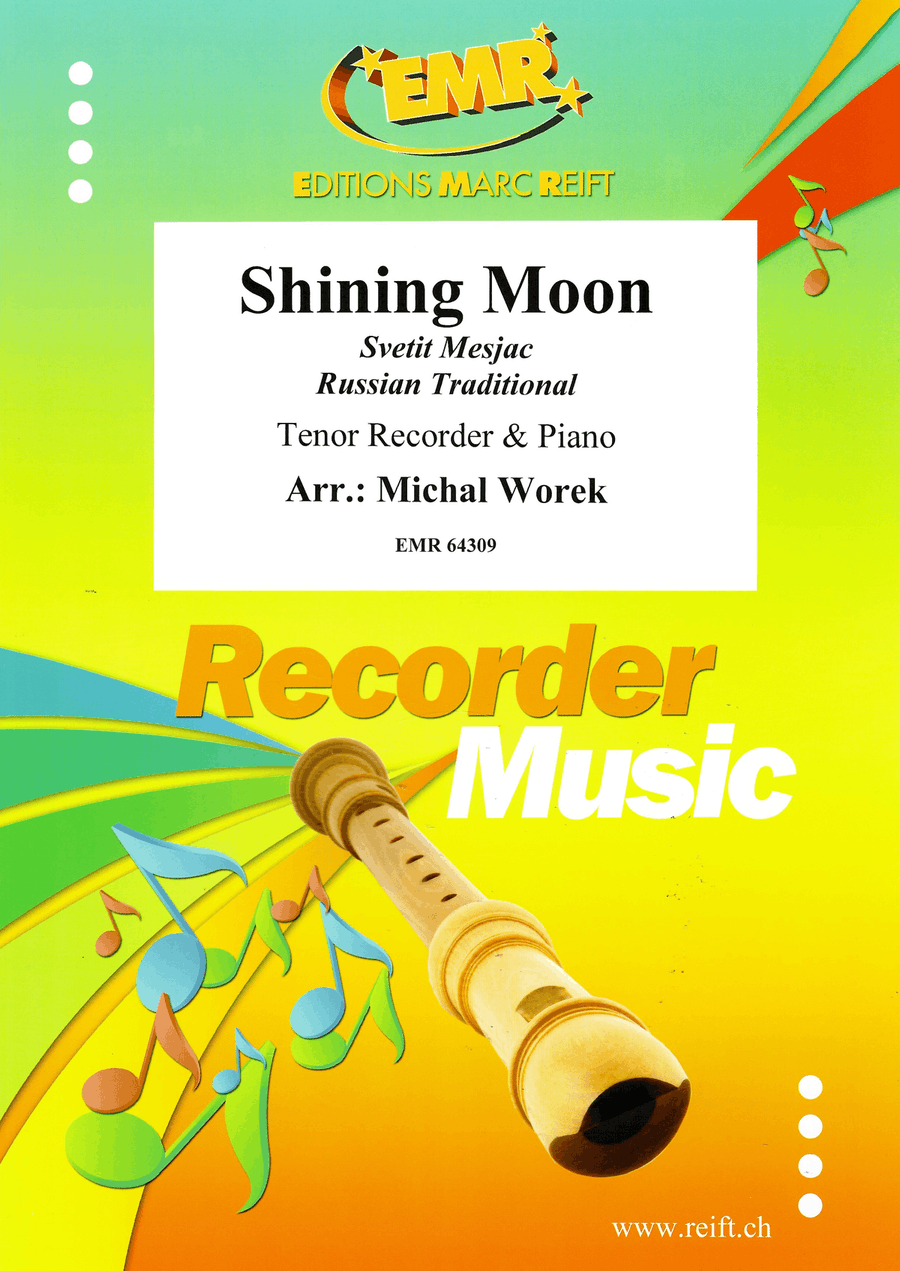 Shining Moon Shining Moon Tenor Recorder scores gallery preview page 1