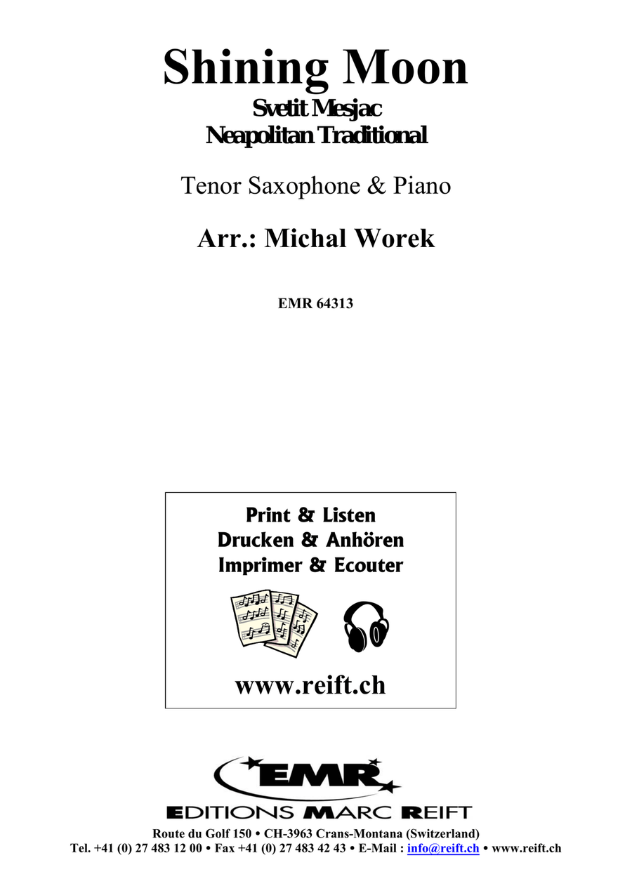 Shining Moon Shining Moon Tenor Saxophone scores gallery preview page 2