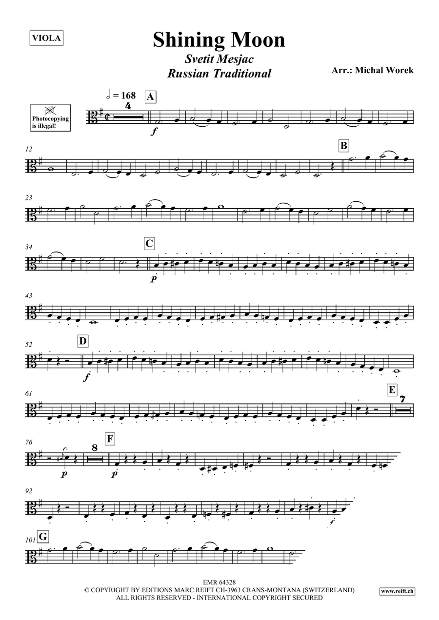Shining Moon Shining Moon Piano Accompaniment scores gallery preview page 3