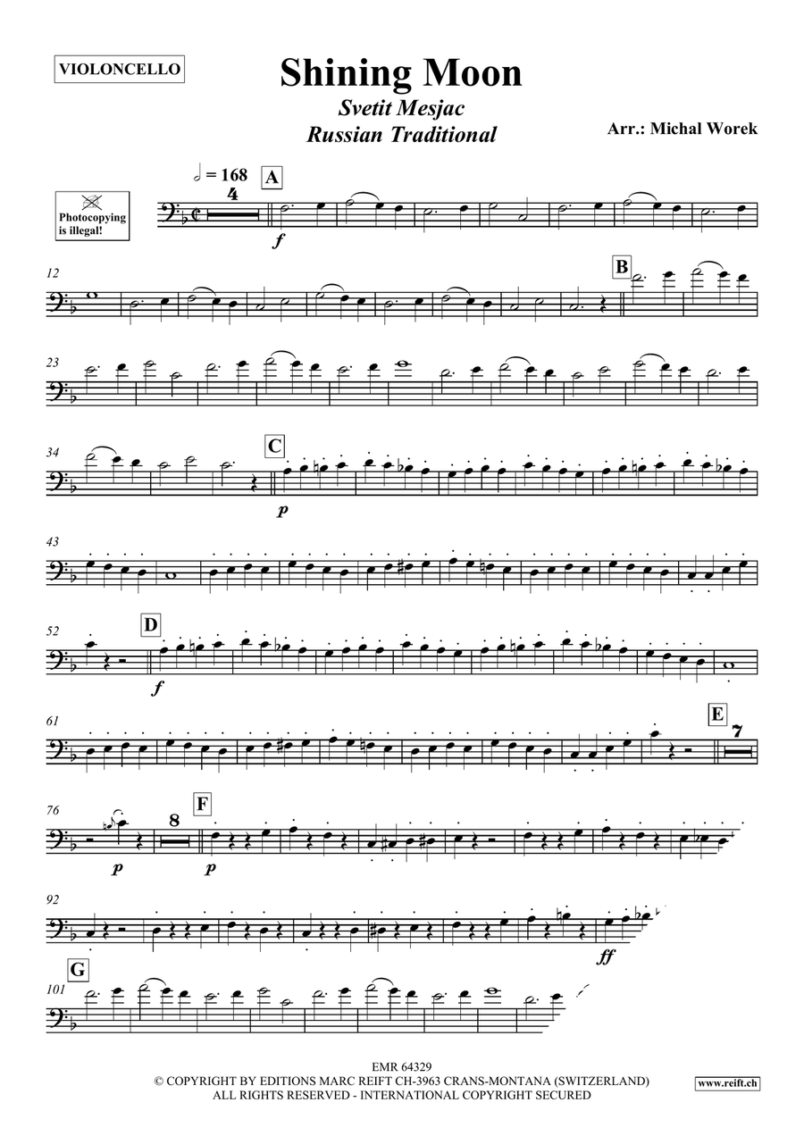 Shining Moon Shining Moon Piano Accompaniment scores gallery preview page 3