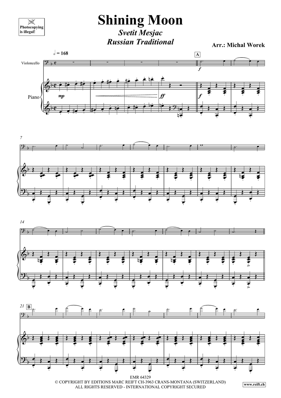 Shining Moon Shining Moon Piano Accompaniment scores gallery preview page 4