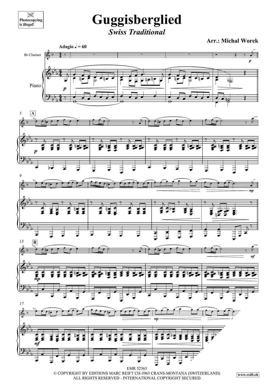 Guggisberglied Guggisberglied Clarinet Solo scores gallery preview page 3