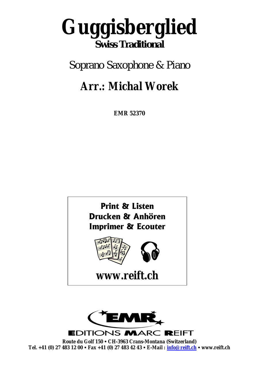 Guggisberglied Guggisberglied Soprano Saxophone scores gallery preview page 2