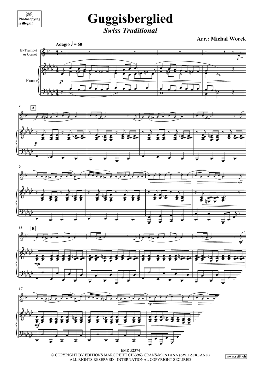 Guggisberglied Guggisberglied Cornet scores gallery preview page 3