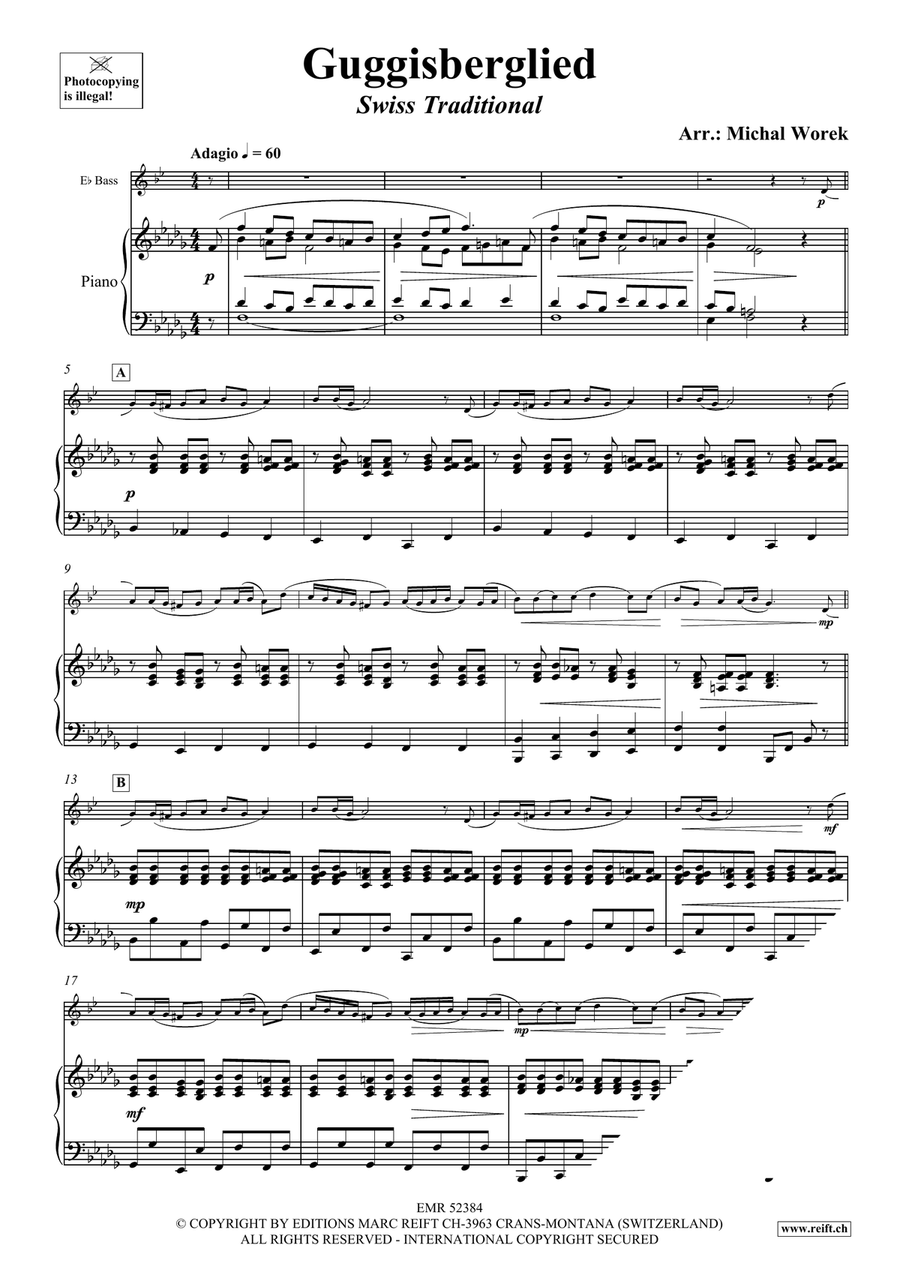 Guggisberglied Guggisberglied Voice Solo scores gallery preview page 3