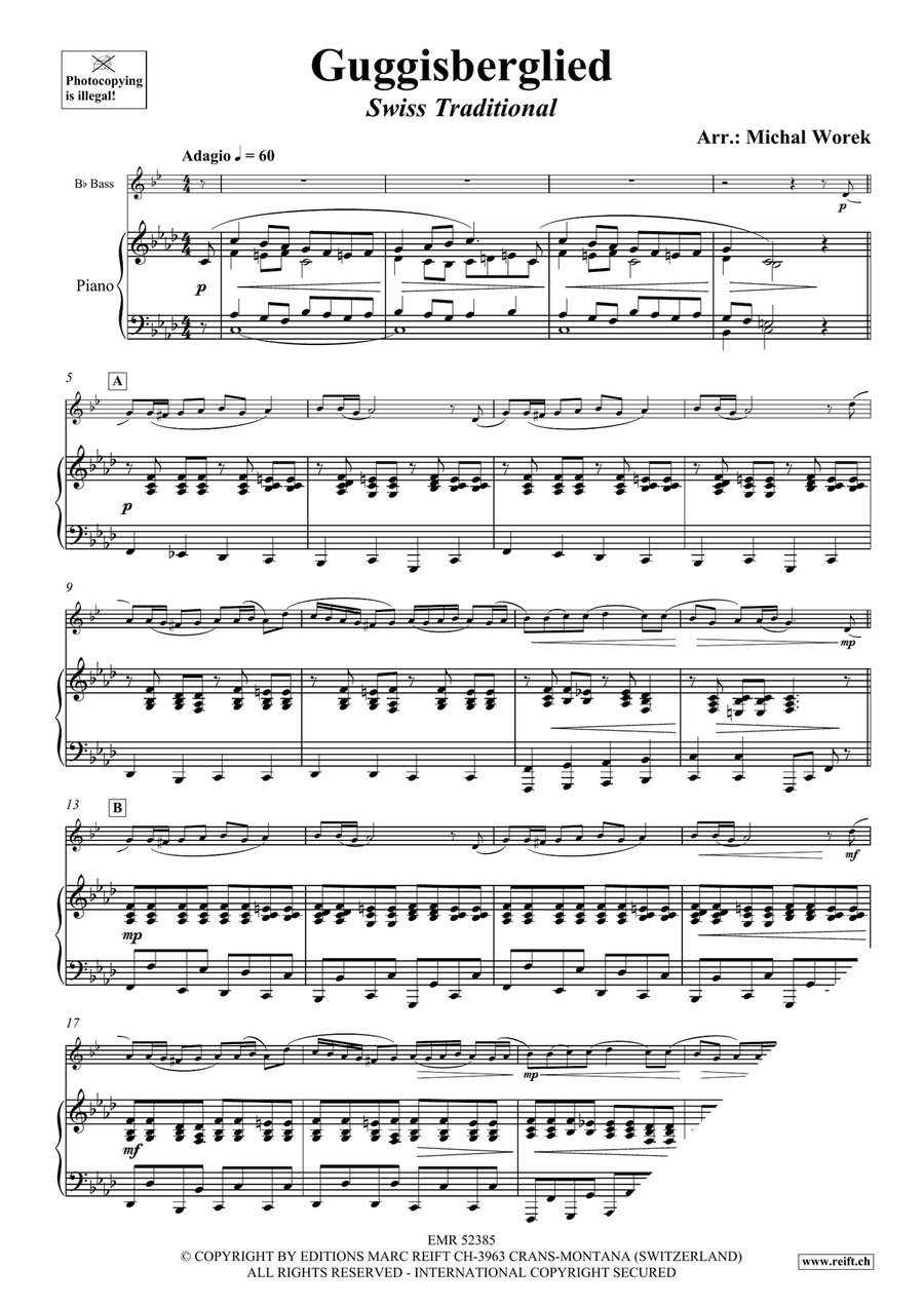 Guggisberglied Guggisberglied Voice Solo scores gallery preview page 3