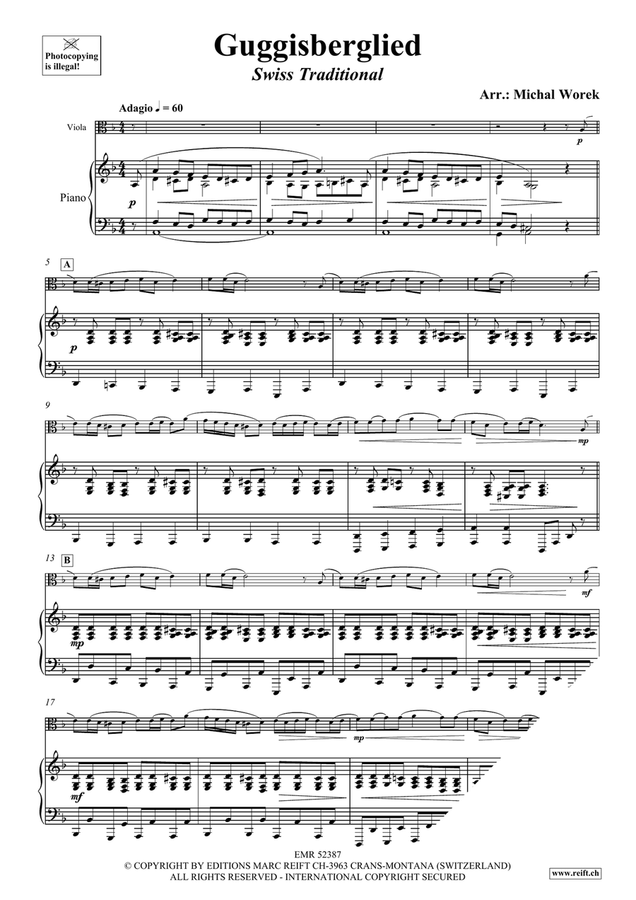Guggisberglied Guggisberglied Piano Accompaniment scores gallery preview page 3