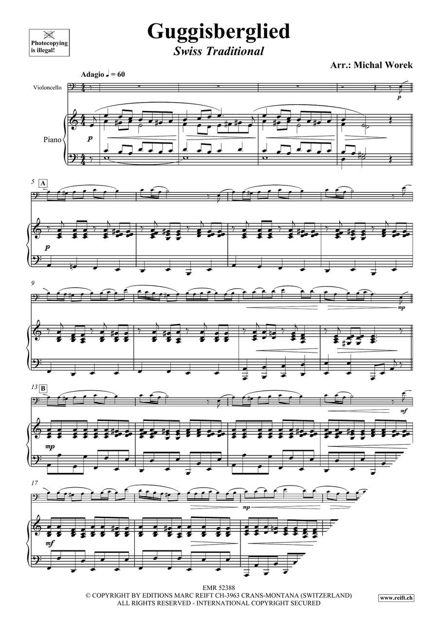 Guggisberglied Guggisberglied Piano Accompaniment scores gallery preview page 3