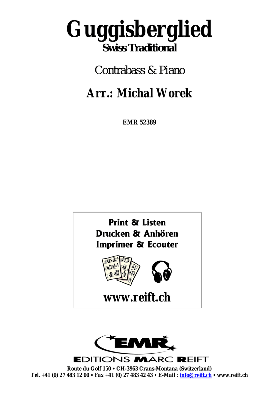 Guggisberglied Guggisberglied Double Bass scores gallery preview page 2