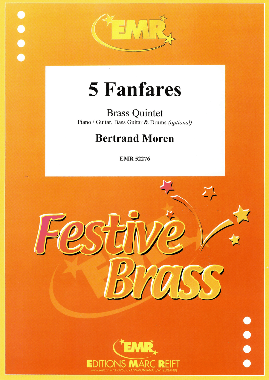 5 Fanfares 5 Fanfares Brass Quintet scores gallery preview page 1
