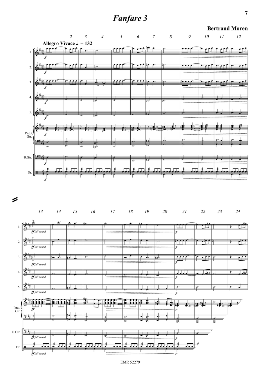 5 Fanfares 5 Fanfares Flute scores gallery preview page 6