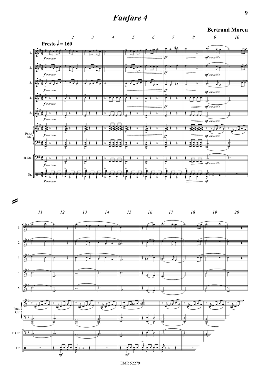 5 Fanfares 5 Fanfares Flute scores gallery preview page 7