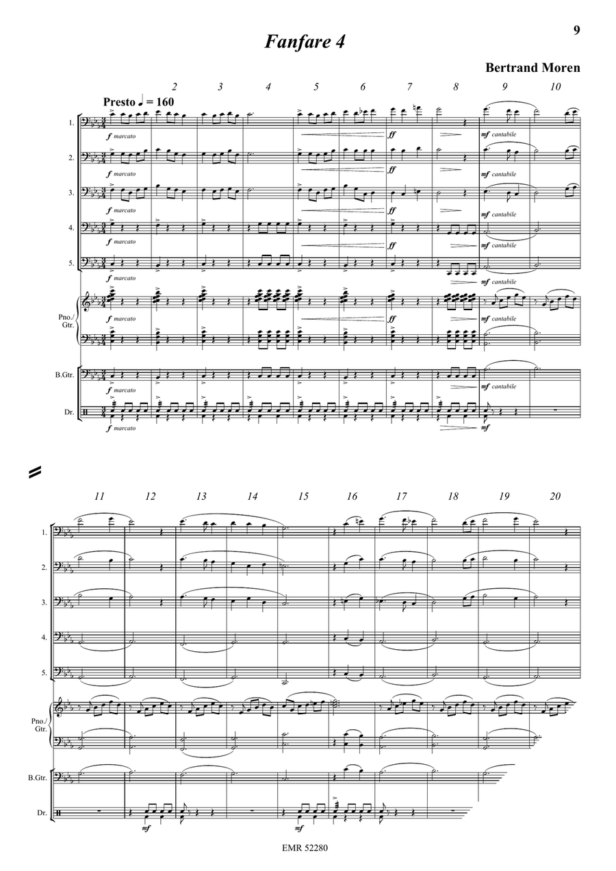 5 Fanfares 5 Fanfares Bassoon scores gallery preview page 7