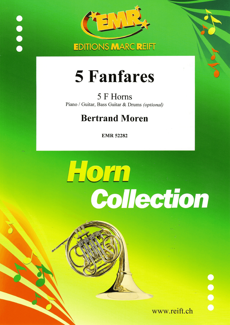 5 Fanfares 5 Fanfares Horn scores gallery preview page 1