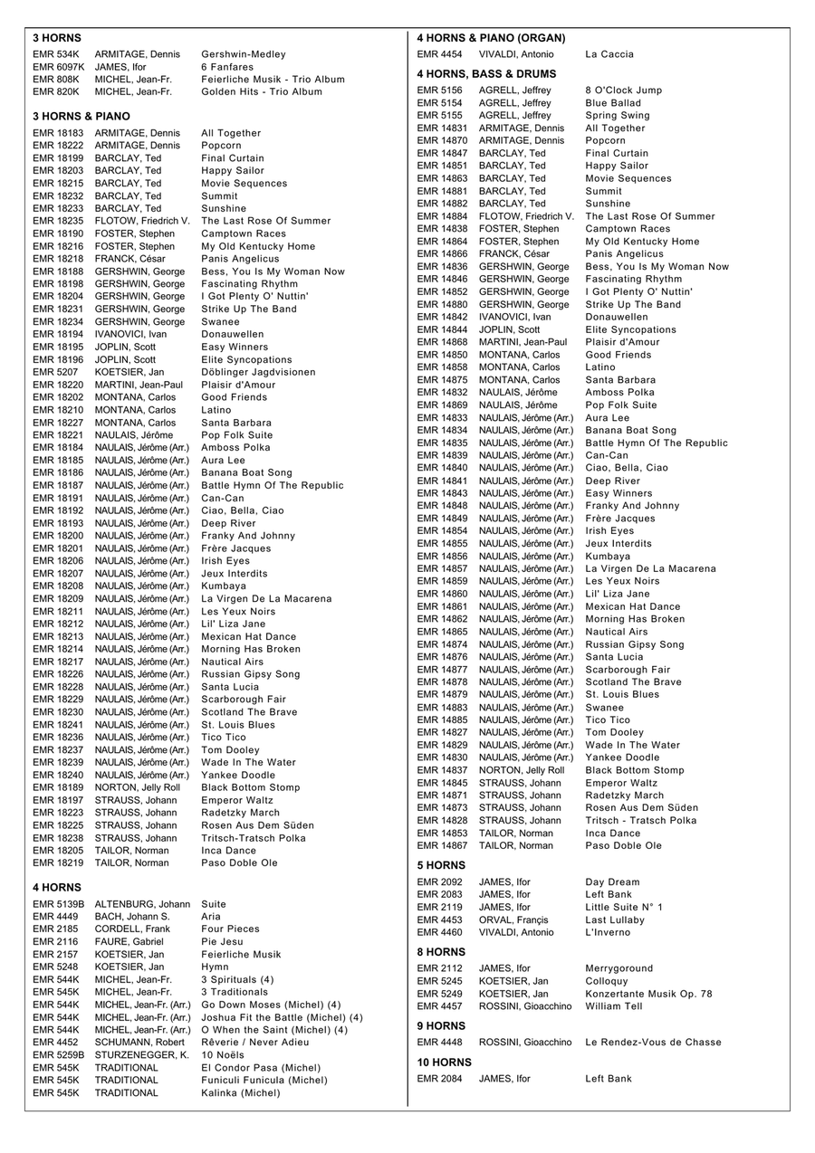 5 Fanfares 5 Fanfares Horn scores gallery preview page 9