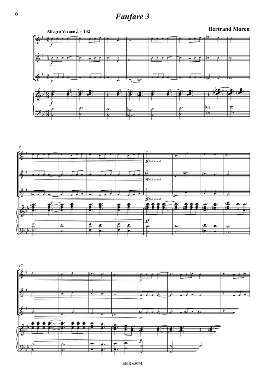 5 Fanfares 5 Fanfares Horn scores gallery preview page 5