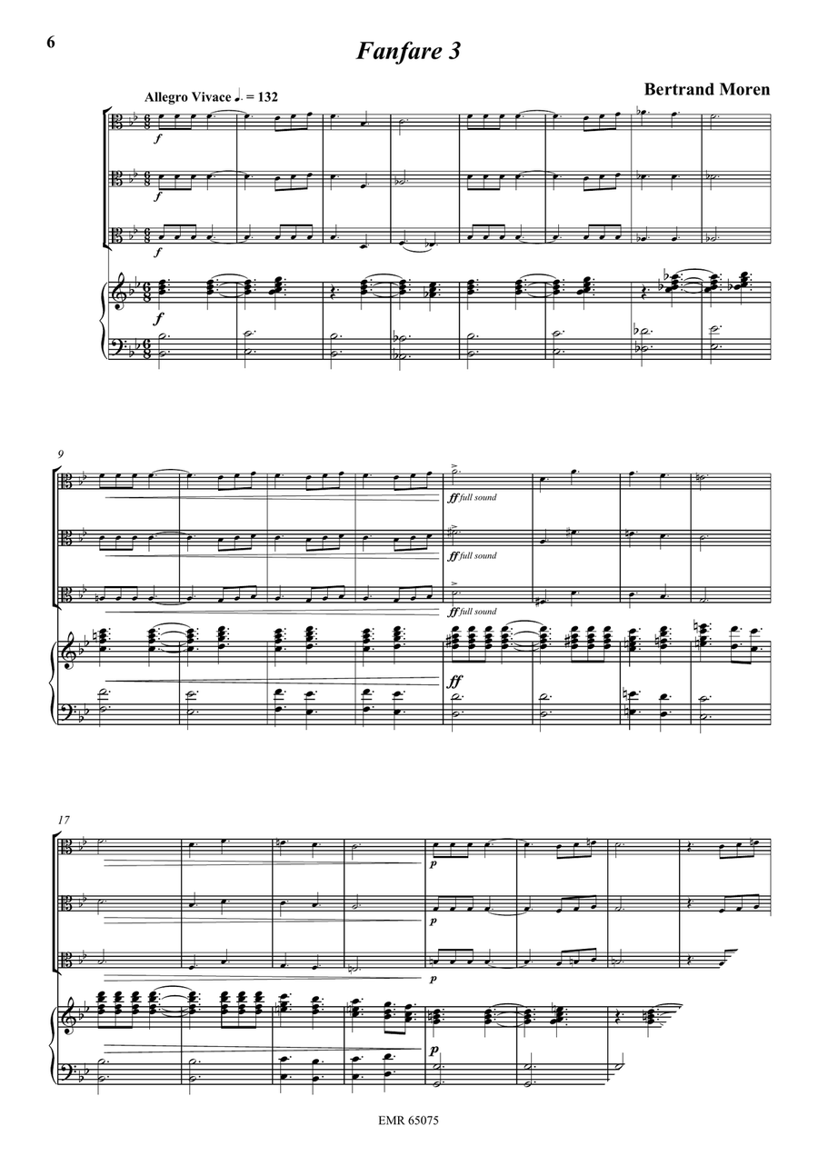5 Fanfares 5 Fanfares Piano Accompaniment scores gallery preview page 5