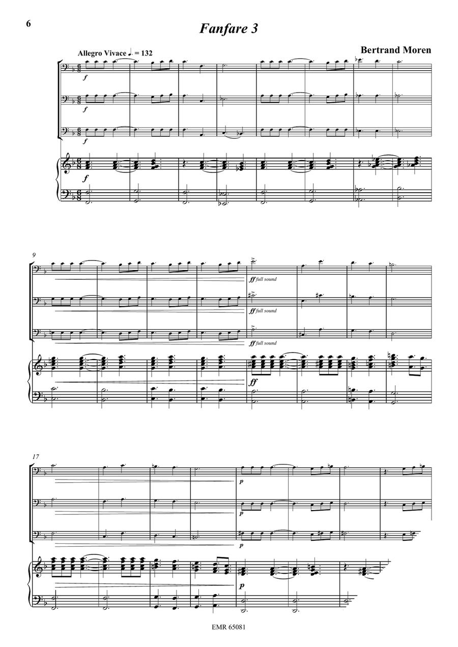 5 Fanfares 5 Fanfares Cello scores gallery preview page 5