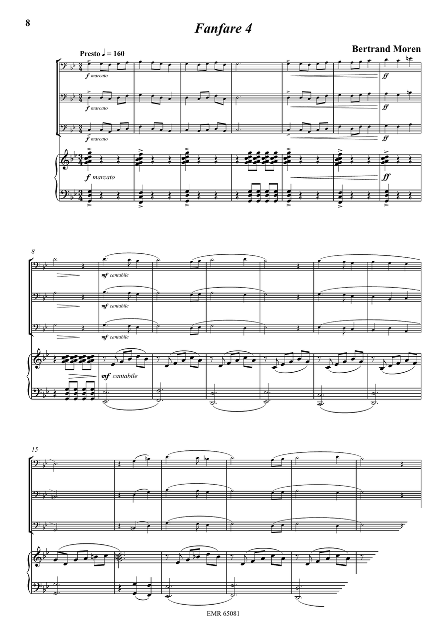 5 Fanfares 5 Fanfares Cello scores gallery preview page 6