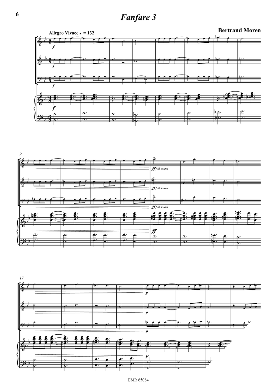 5 Fanfares Bassoon scores gallery preview page 5