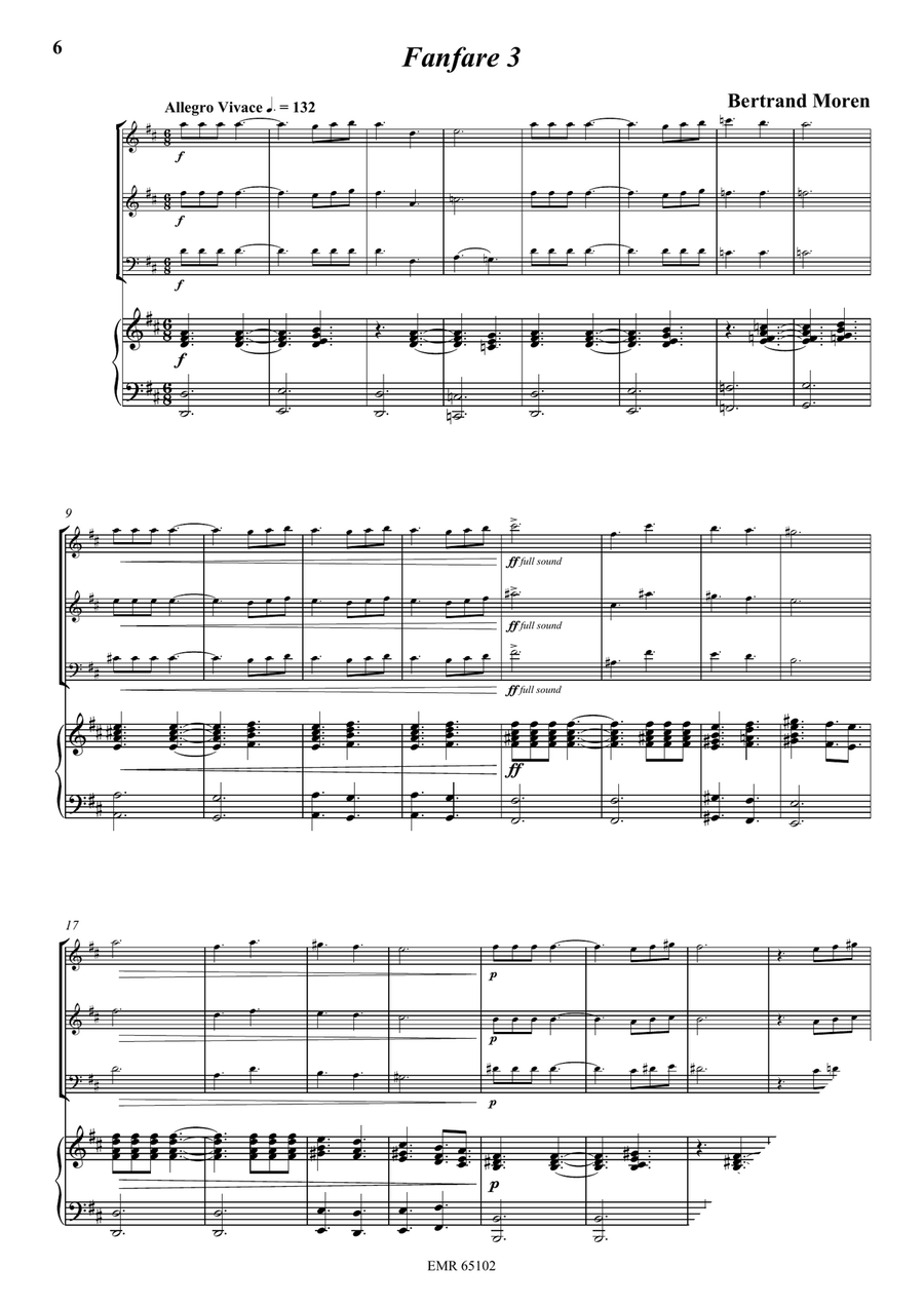 5 Fanfares 5 Fanfares Cello scores gallery preview page 5