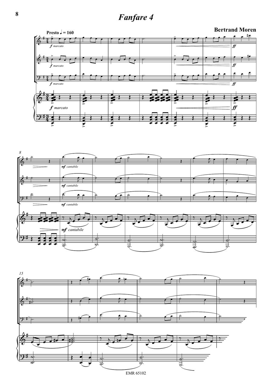 5 Fanfares 5 Fanfares Cello scores gallery preview page 6