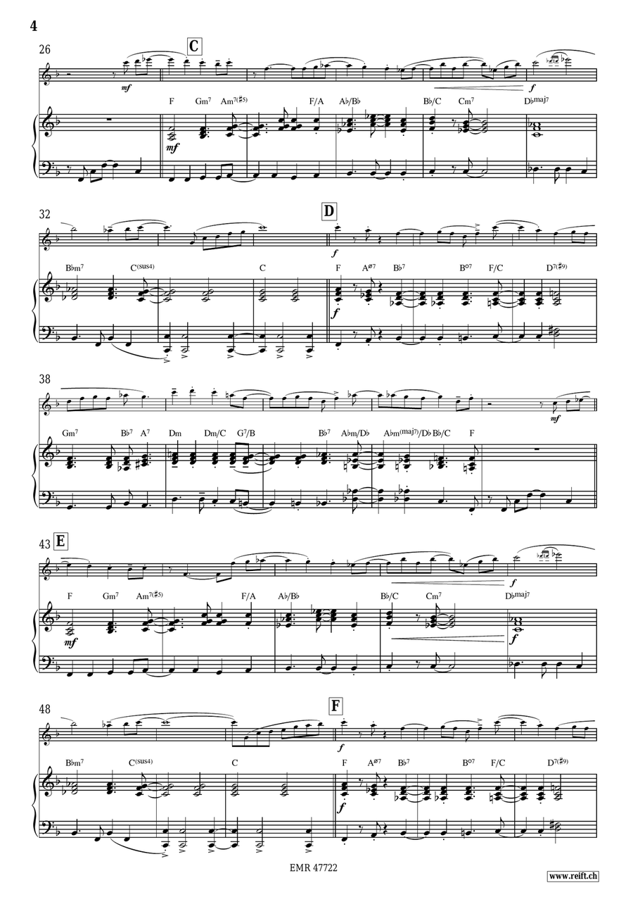 Jazzy Concerto Jazzy Concerto Flute Solo scores gallery preview page 6
