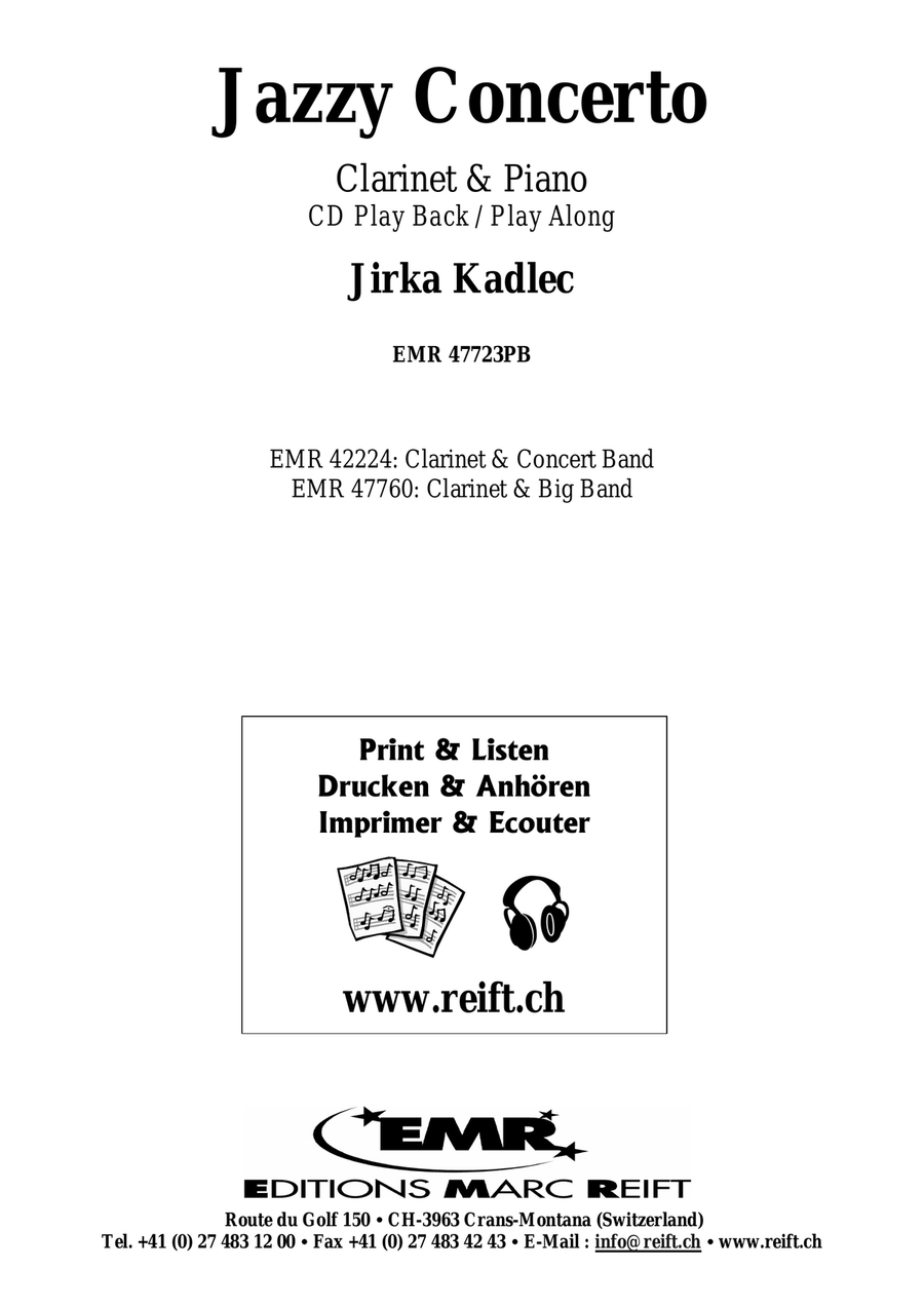 Jazzy Concerto Jazzy Concerto Clarinet Solo scores gallery preview page 2