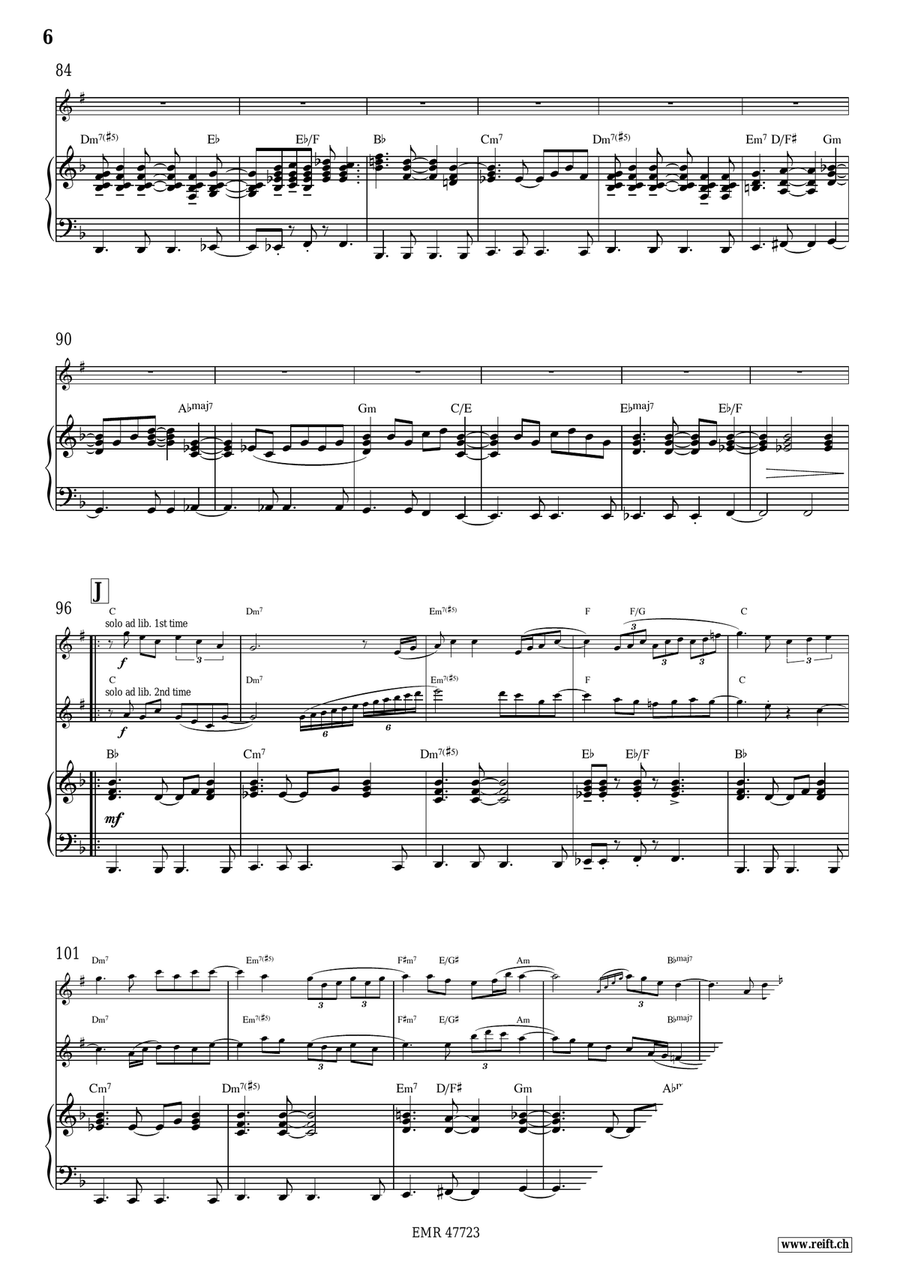 Jazzy Concerto Jazzy Concerto Clarinet Solo scores gallery preview page 8