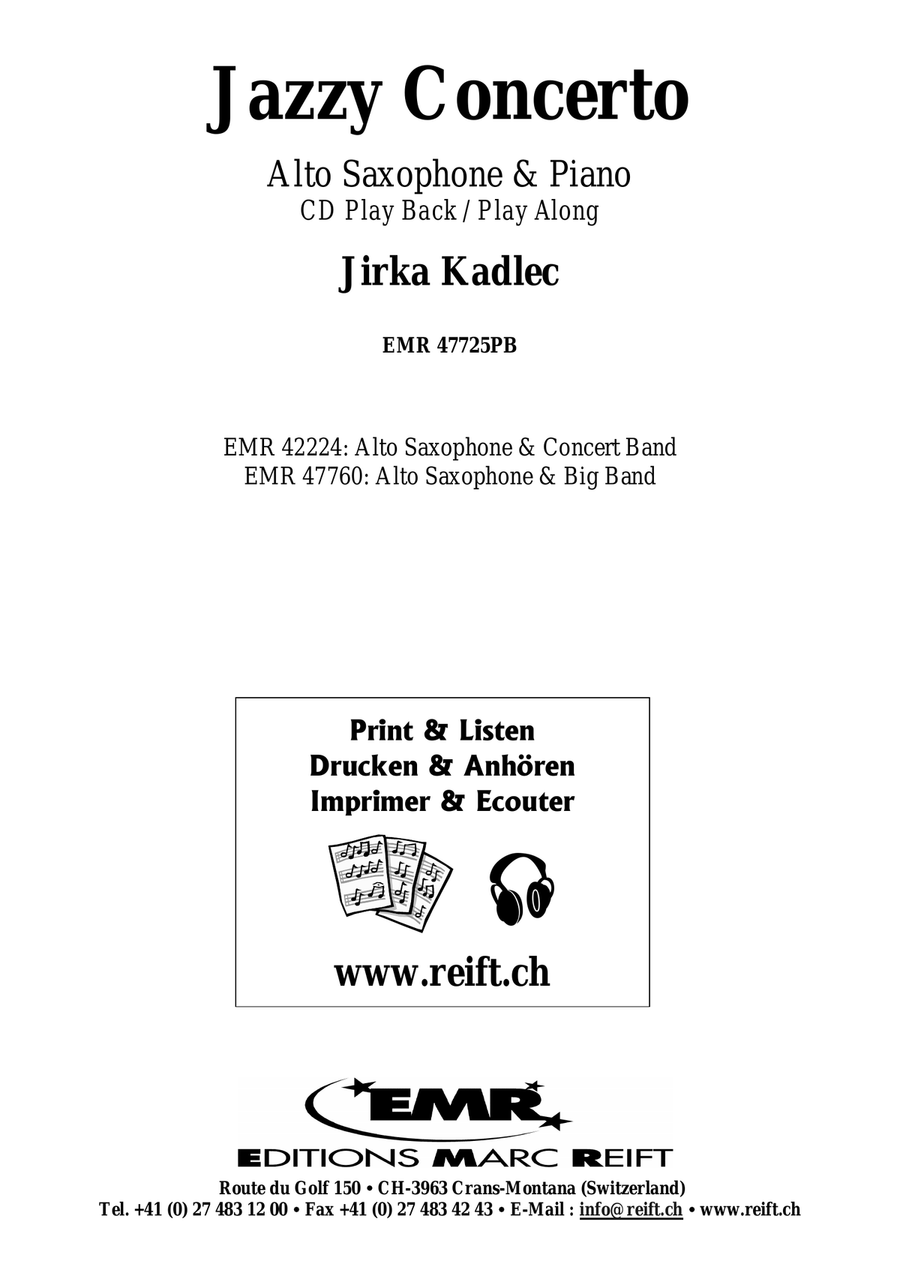 Jazzy Concerto Jazzy Concerto Alto Saxophone scores gallery preview page 2