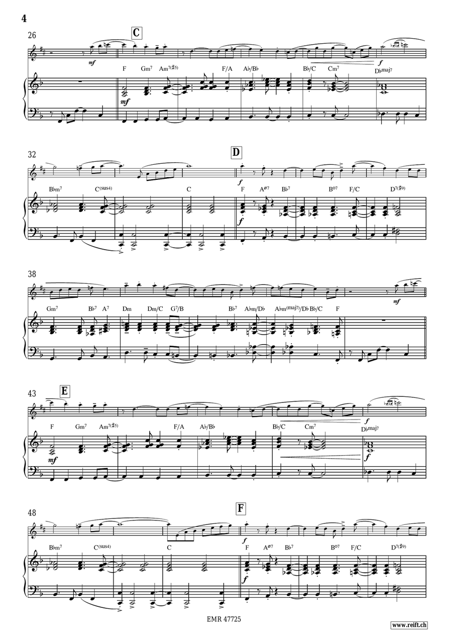 Jazzy Concerto Jazzy Concerto Alto Saxophone scores gallery preview page 6