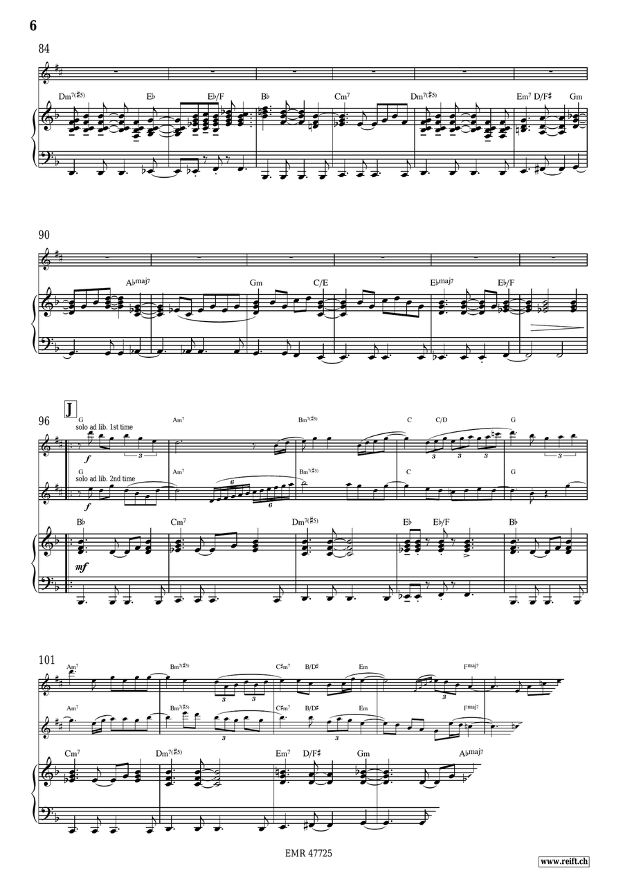 Jazzy Concerto Jazzy Concerto Alto Saxophone scores gallery preview page 8