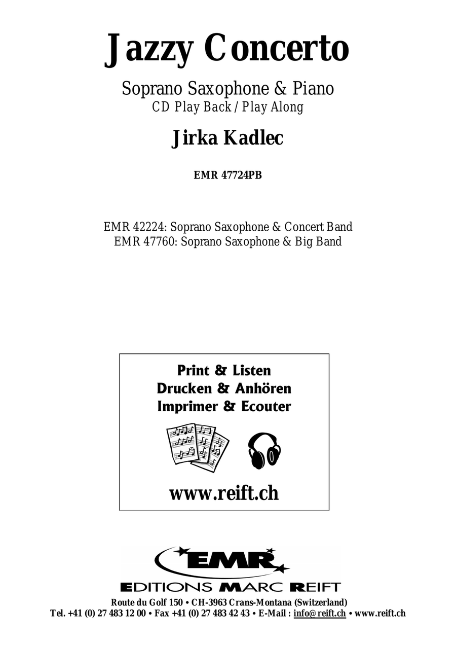 Jazzy Concerto Jazzy Concerto Soprano Saxophone scores gallery preview page 2