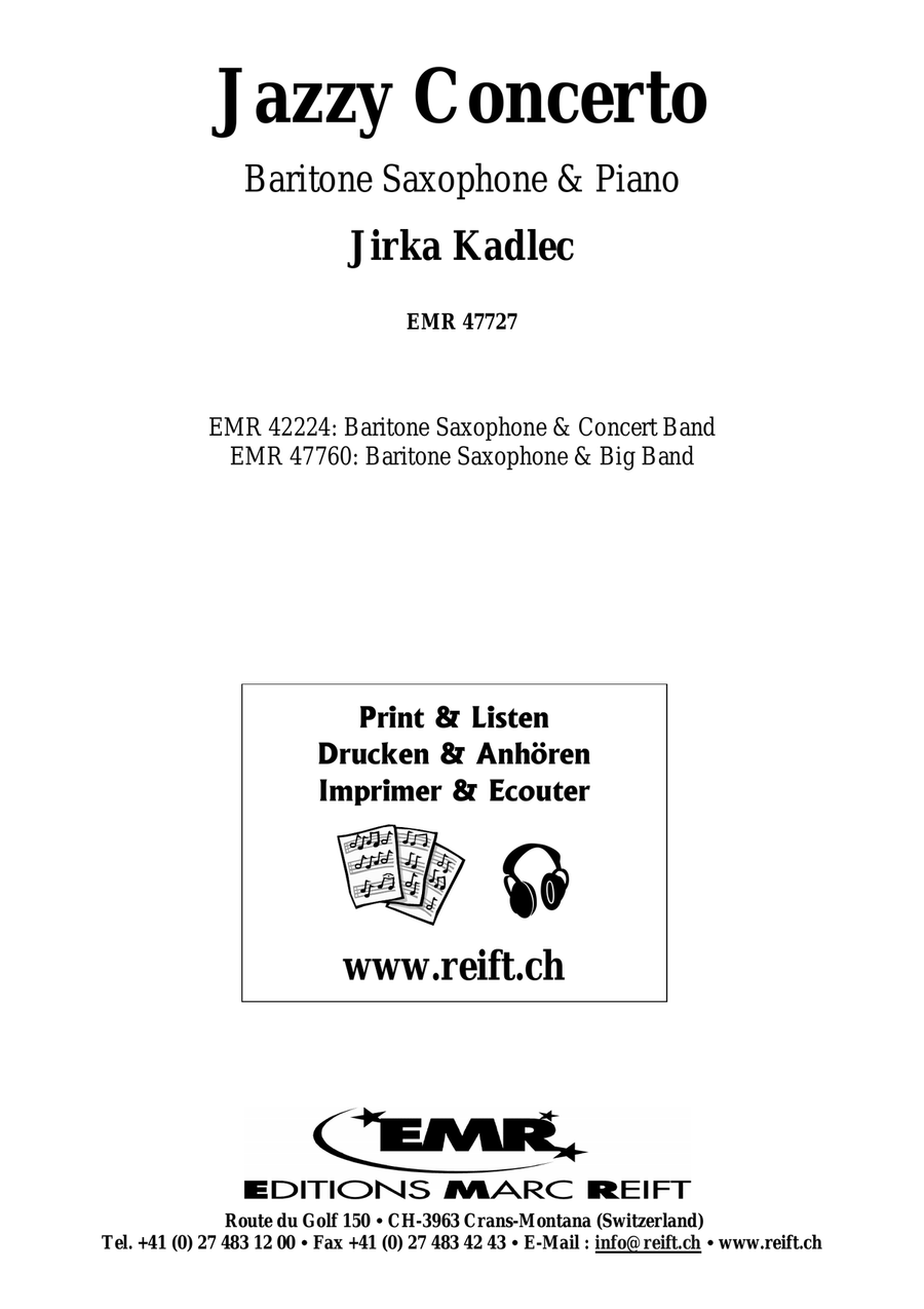 Jazzy Concerto Jazzy Concerto Baritone Saxophone scores gallery preview page 2