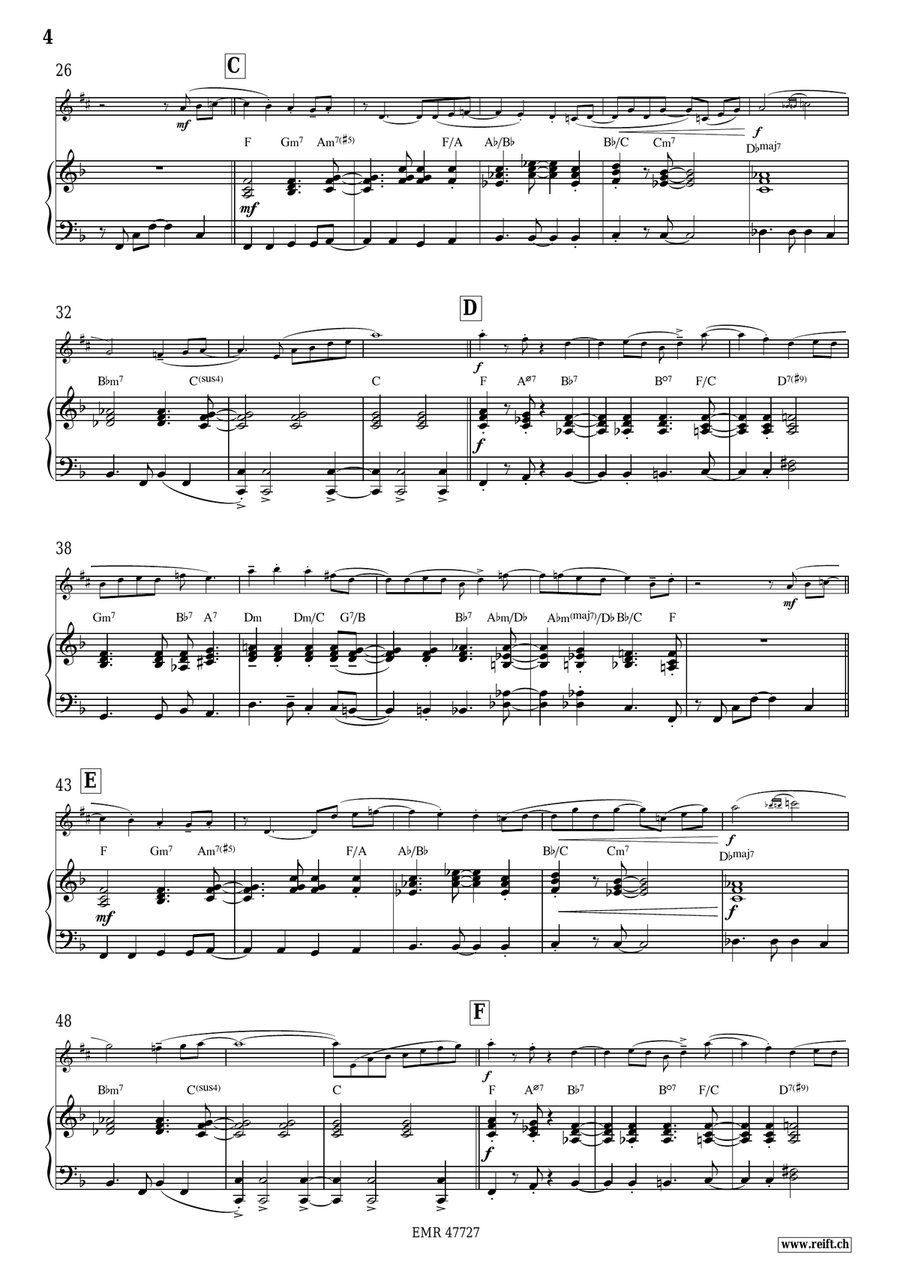 Jazzy Concerto Jazzy Concerto Baritone Saxophone scores gallery preview page 6