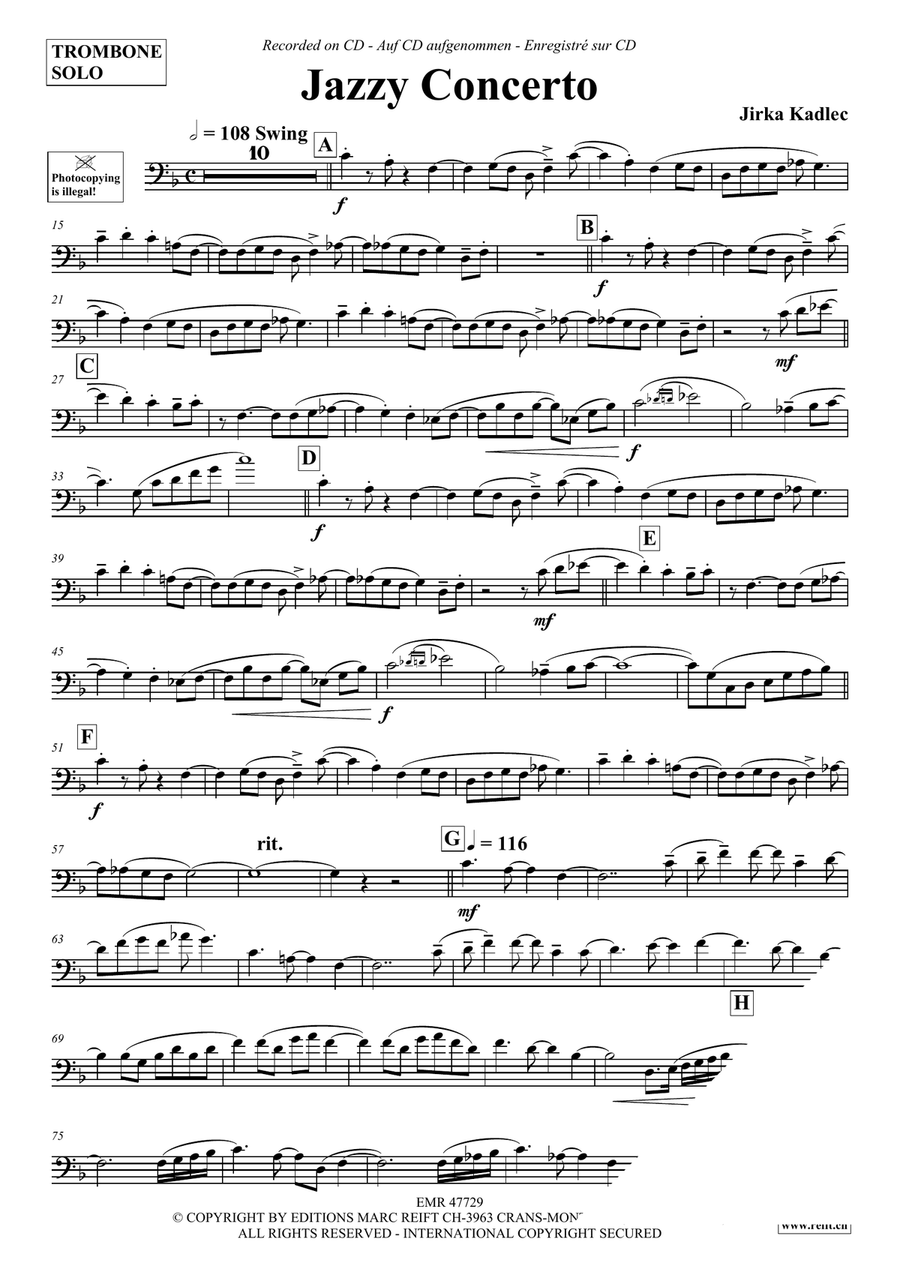 Jazzy Concerto Jazzy Concerto Piano Accompaniment scores gallery preview page 4